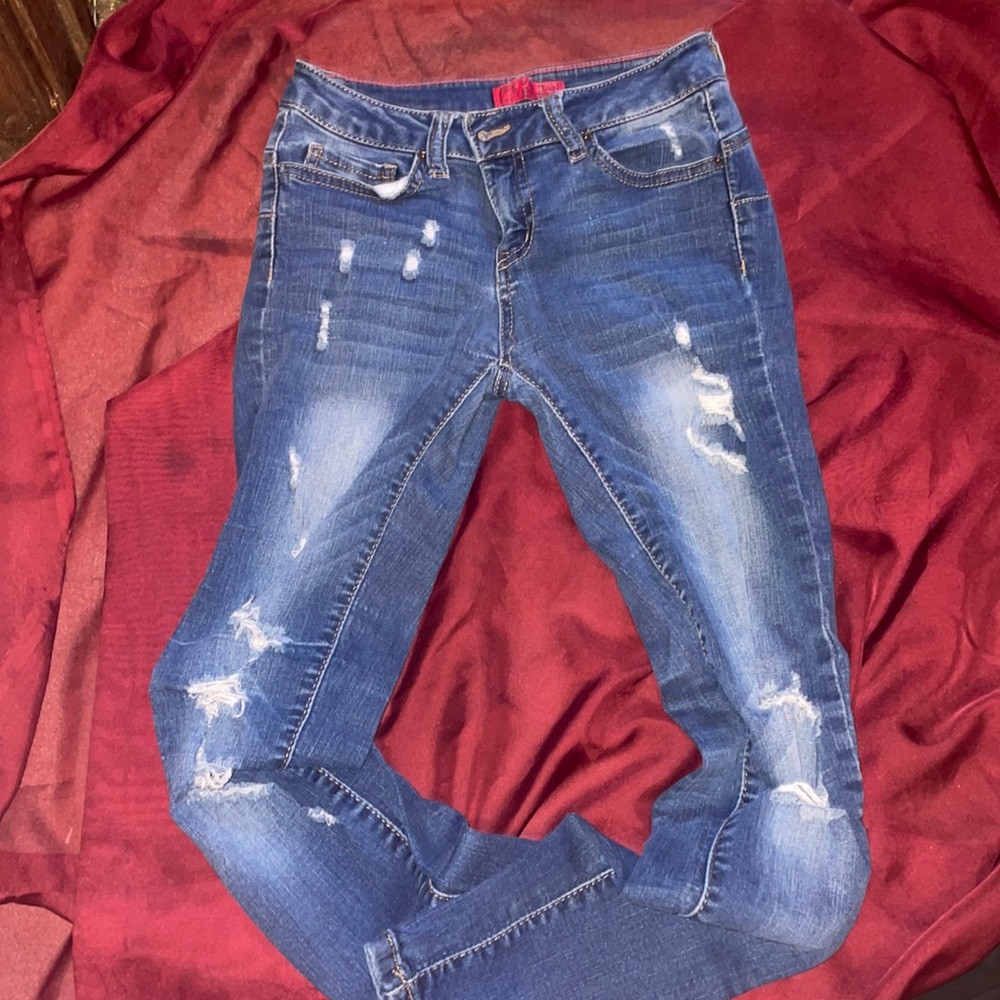Blue Ripped Jeans